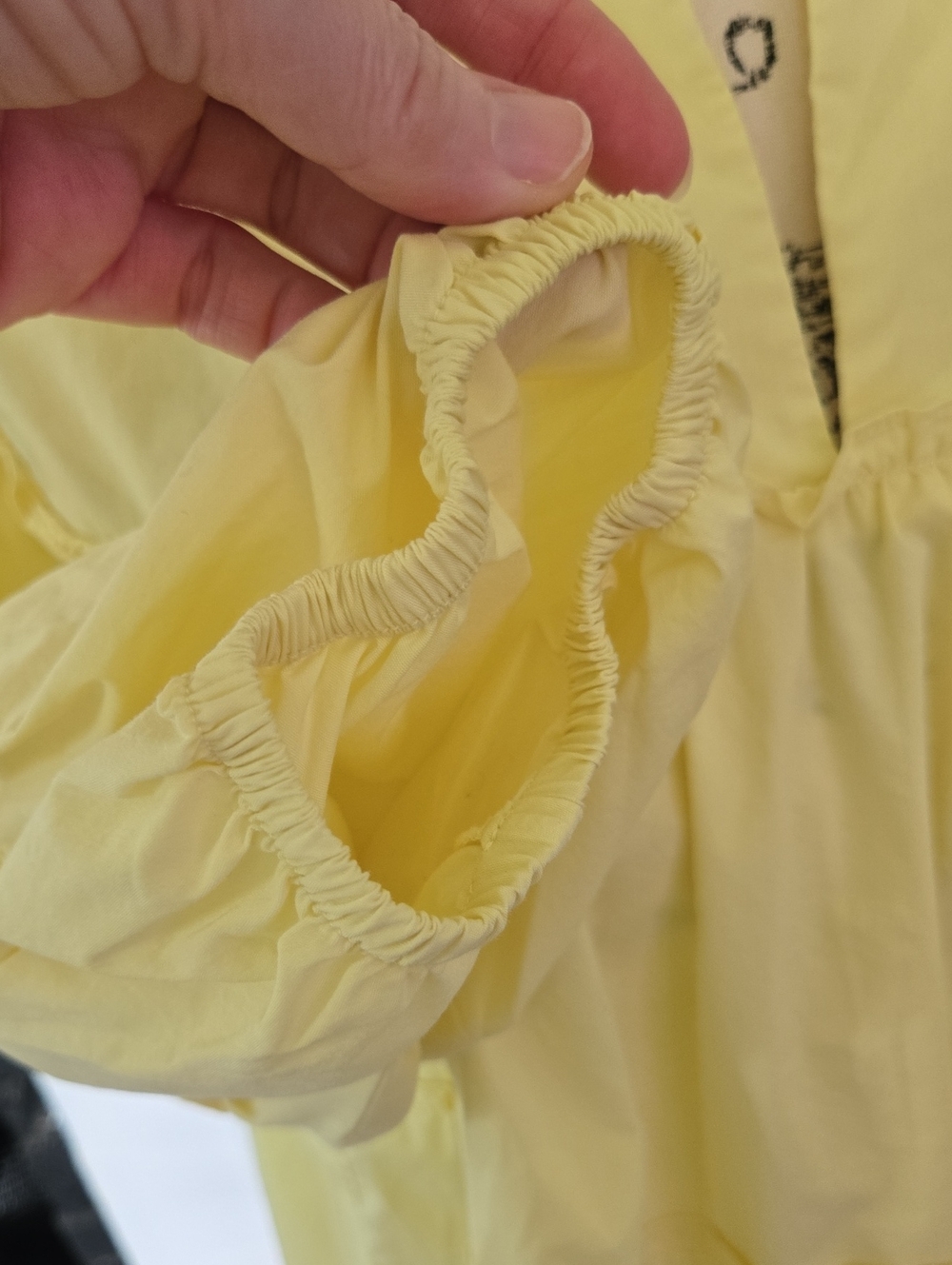 Marc New York Lightweight Yellow Tiered  Blouse - Picture 3 of 5